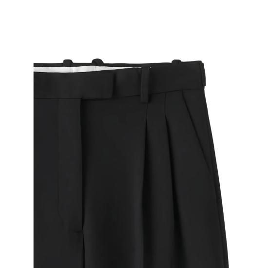 26FW 알마다 라벨 팔라초 팬츠 5314 AMEL BLACK - ALMADA LABEL