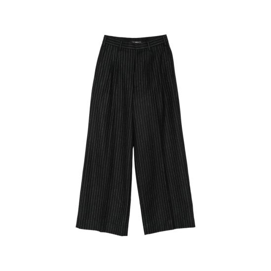 26FW 와타나베 준야 수트 팬츠 JR P040 BLKWH BLACK