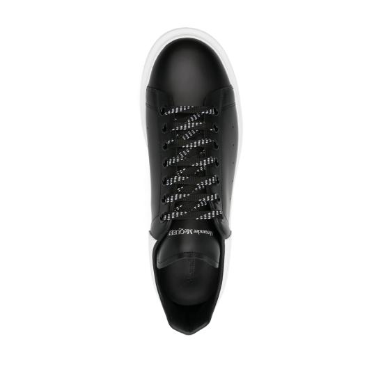 26SS 알렉산더 맥퀸 오버사이즈 드 스니커즈 553680 WIAIG 1070 BLACK WHITE - ALEXANDER MCQUEEN