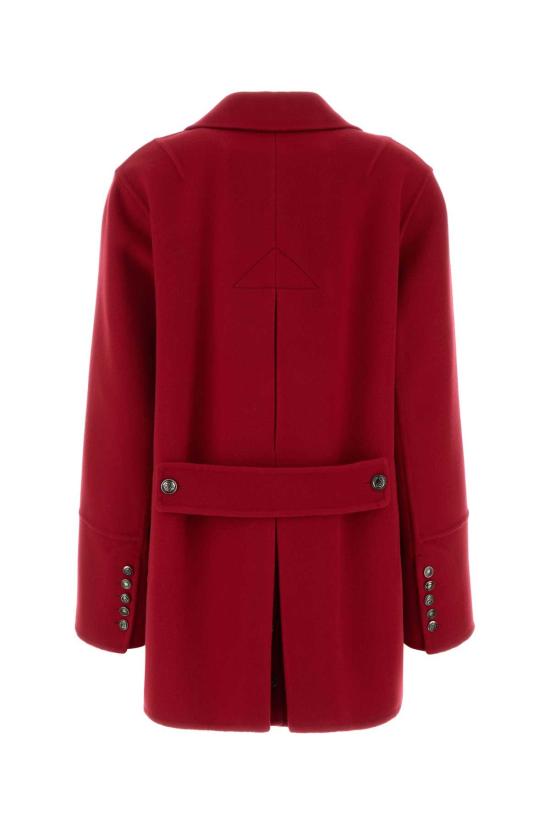 26FW 에르마노 설비노 코트 D496D72528G 91559 Red - ERMANNO SCERVINO
