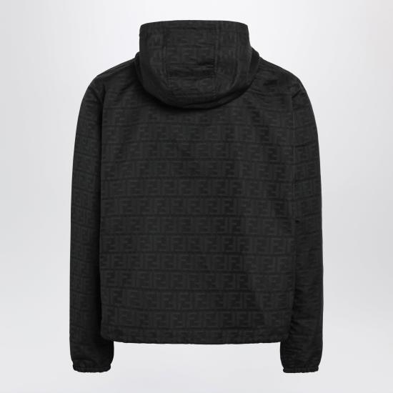 26FW 펜디 FF 모티프 나일론 프린티드 후디드 자켓 FW1463AMYB Black - FENDI