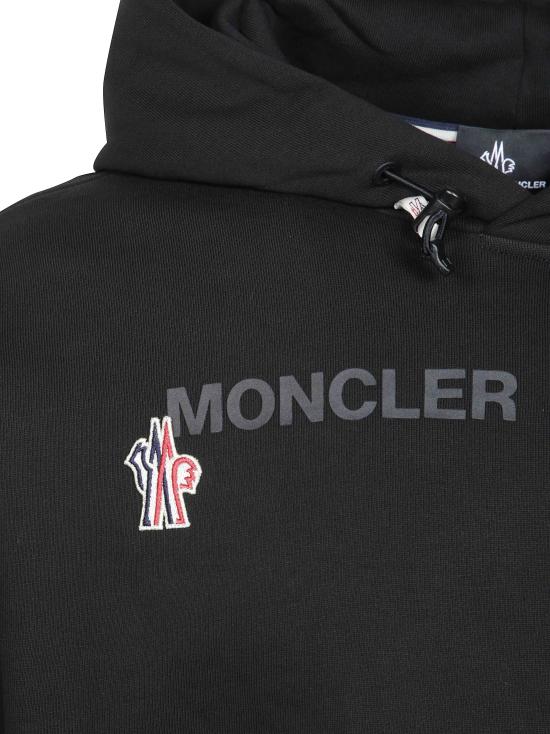 26FW 몽클레어 후드 티셔츠 L20978G0002080451 999 NERO - MONCLER