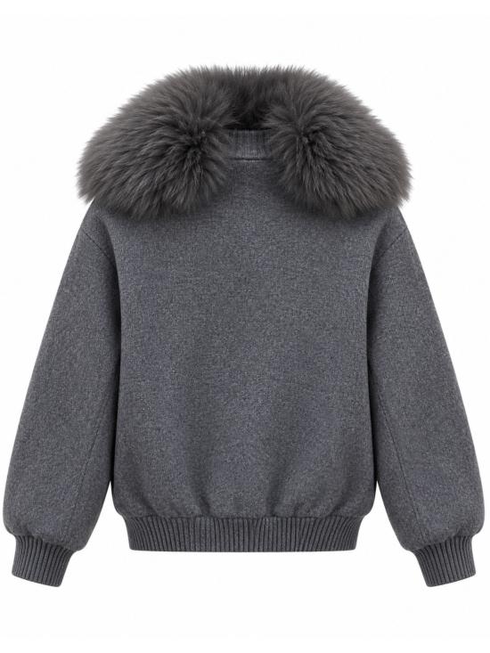 26FW 이브살로몬 코트 27WYV50571MARE A9158 GREY - YVES SALOMON