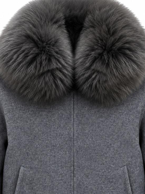 26FW 이브살로몬 코트 27WYV50571MARE A9158 GREY - YVES SALOMON