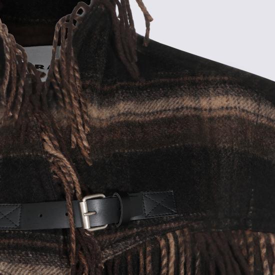 26FW 이자벨마랑에뚜왈 코트 26AGI0099FA D3D01EBKKI BLACK KHAKI - ISABEL MARANT ETOILE