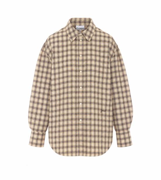 26FW 가니 셔츠 A1140031 873 BEIGE