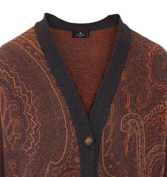 26FW 에트로 가디건 WRKE0159 AQ15AX0850 BROWN - ETRO