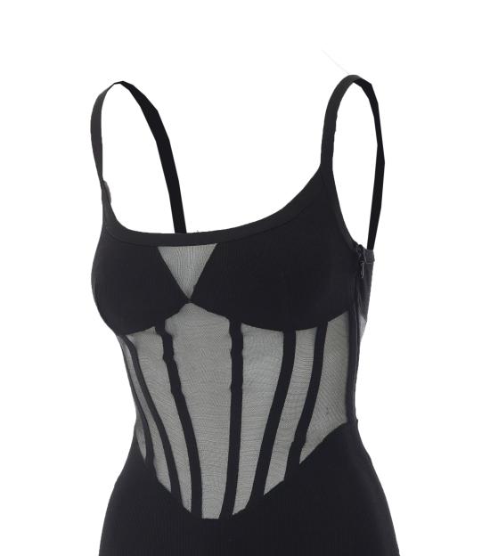 26FW 엘리자베타프랜치 미디 원피스 AM51S67E2 110 BLACK - ELISABETTA FRANCHI