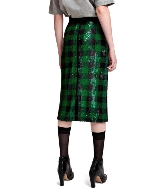 26FW 에센셜앤트워프 롱 스커트 KNITWEAR K2KQ 34 Green - ESSENTIEL ANTWERP