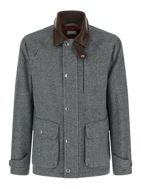 26FW 브루넬로 쿠치넬리 자켓 MV4596382C053 Grey
