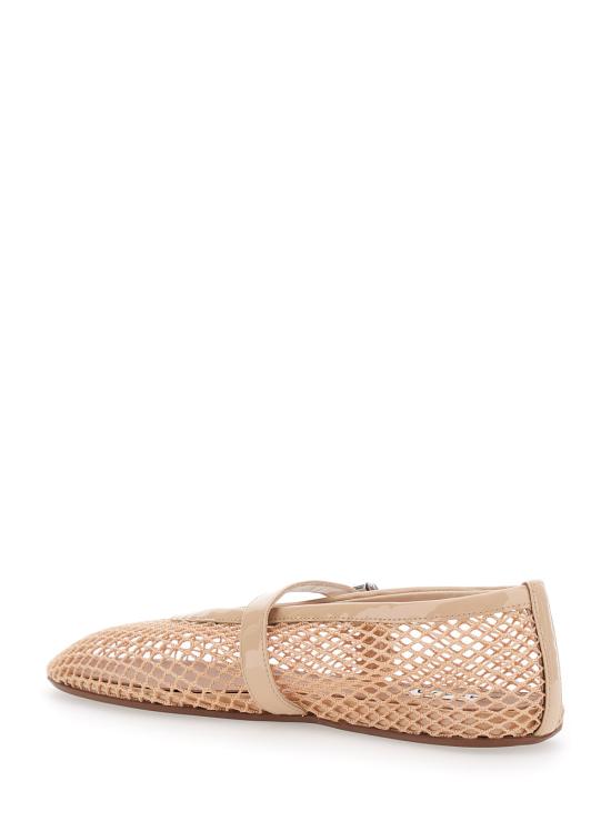 26FW 알라이아 피쉬넷 발레 플랫 AA3A029TK007492 Beige - ALAIA