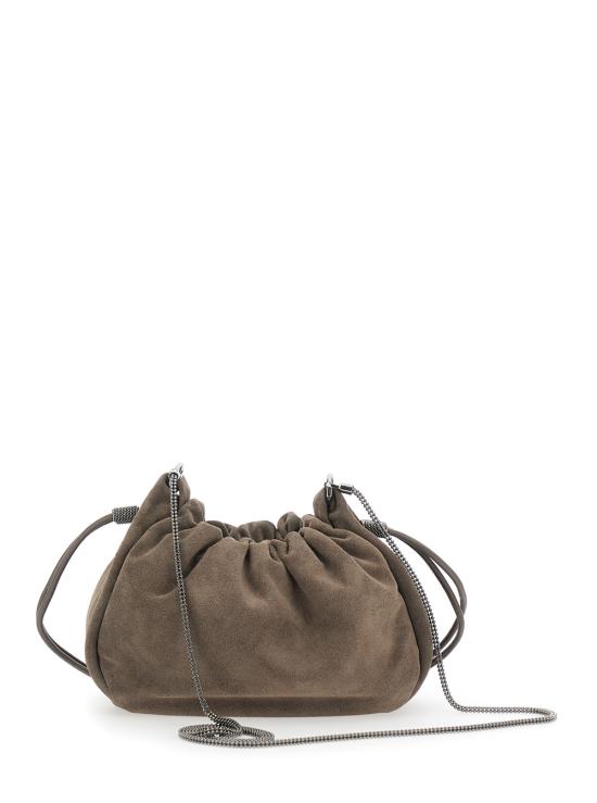 26FW 브루넬로 쿠치넬리 크로스백 MBHID2667C8187 Brown - BRUNELLO CUCINELLI