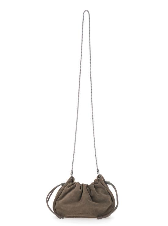 26FW 브루넬로 쿠치넬리 크로스백 MBHID2667C8187 Brown - BRUNELLO CUCINELLI