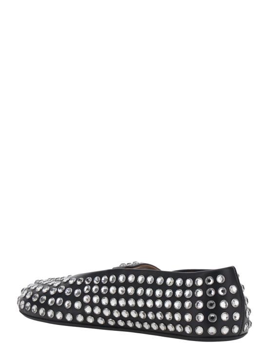 26FW 알라이아 플랫 슈즈 AA3A029CK116999 Black - ALAIA