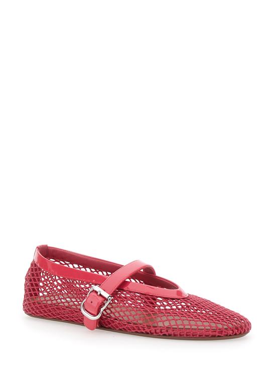26FW 알라이아 피쉬넷 발레 플랫 AA3A029TK007U73 Fuxia - ALAIA