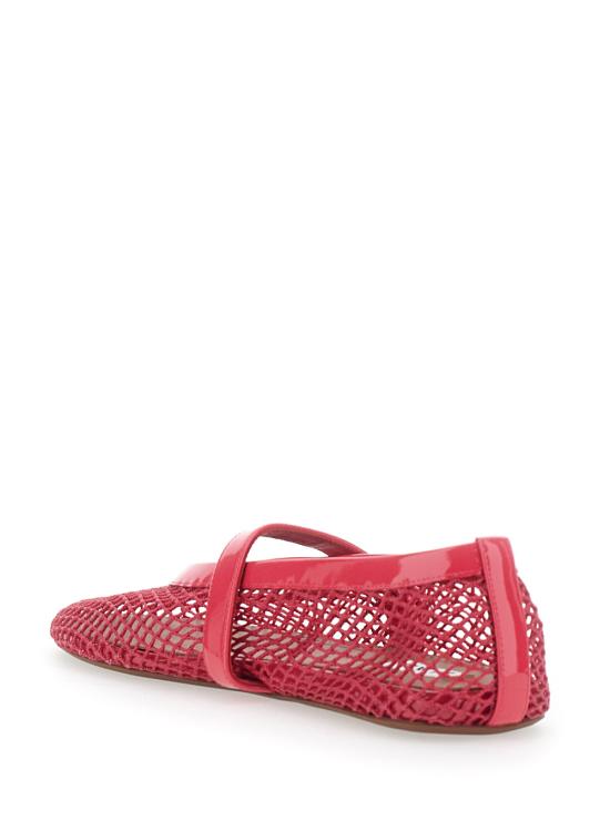 26FW 알라이아 피쉬넷 발레 플랫 AA3A029TK007U73 Fuxia - ALAIA