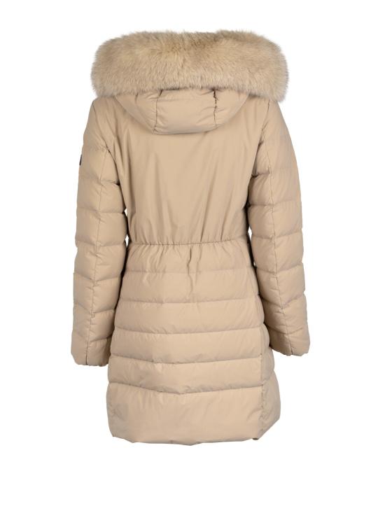 26FW 페트레이 세리올라 ML 06 하이칼라 퍼 롱 다운 재킷 PED5458 01190986852 BEIGE - PEUTEREY