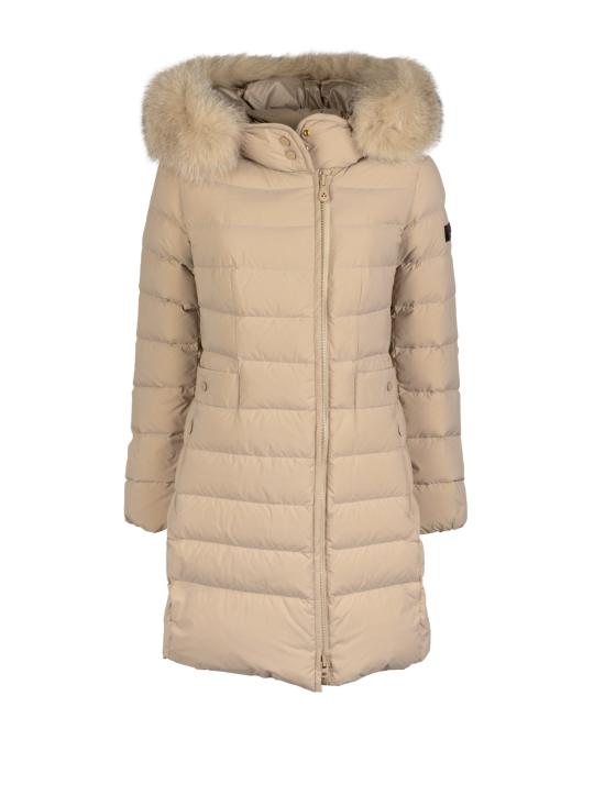 26FW 페트레이 세리올라 ML 06 하이칼라 퍼 롱 다운 재킷 PED5458 01190986852 BEIGE