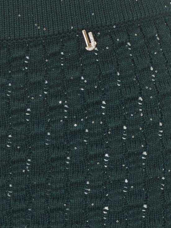 26FW 리우조 미디 스커트 CF6158M S05290312 DARK GREEN - LIU JO