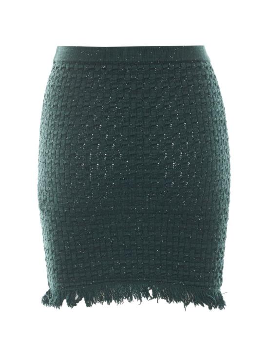 26FW 리우조 미디 스커트 CF6158M S05290312 DARK GREEN - LIU JO