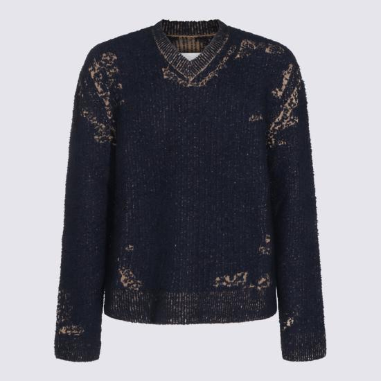 26FW 마르지엘라 에시드 니트 스웨터 S67HN0012 M13331511F NAVY
