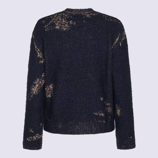 26FW 마르지엘라 에시드 니트 스웨터 S67HN0012 M13331511F NAVY - MAISON MARGIELA