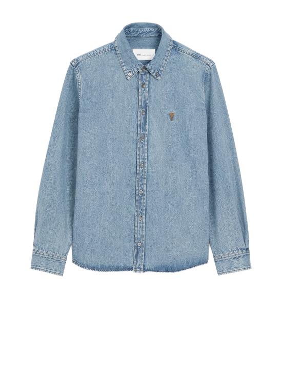 26FW 아미 데님 셔츠 USH786 DE0056 480 BLEU USED