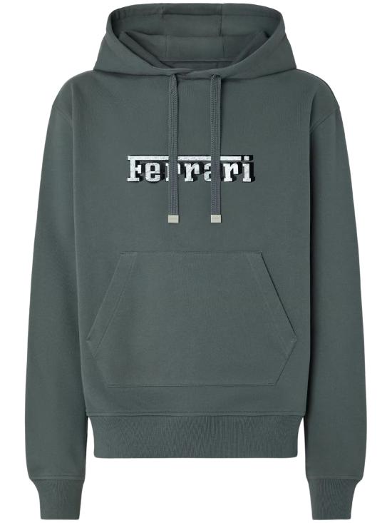 26FW 페라리 후드 티셔츠 CJMSW0042 JCO0046GRT GREY
