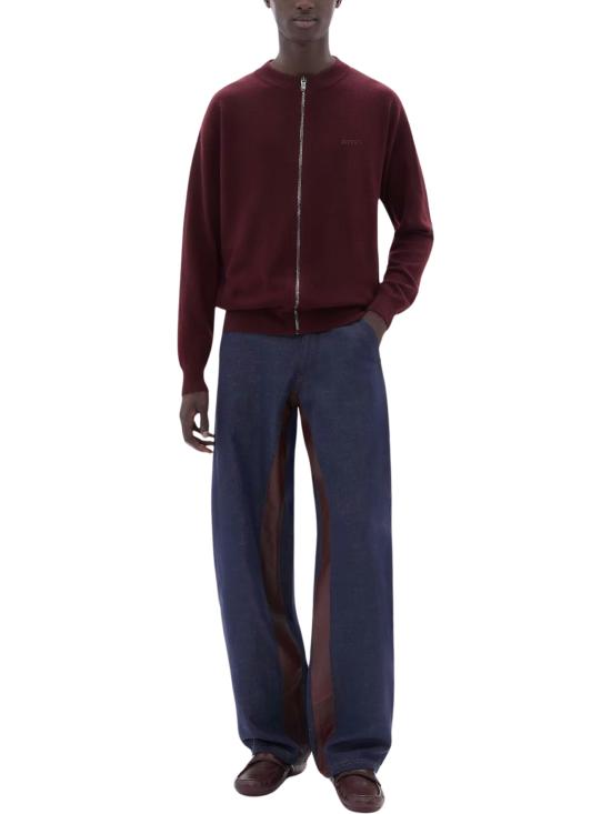 26FW 페라리 집업 니트 CKMCD0013 KWO0011RBN BROWN - FERRARI
