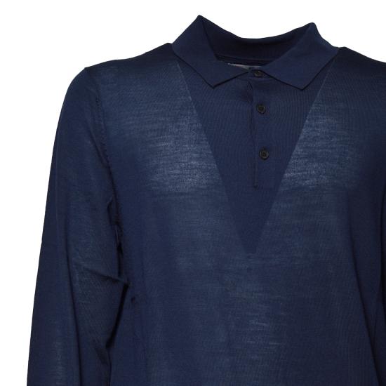 26FW 세인트바쓰 폴로 티셔츠 ALFI005 00044M62 BLU NOTTE - MC2 SAINT BARTH