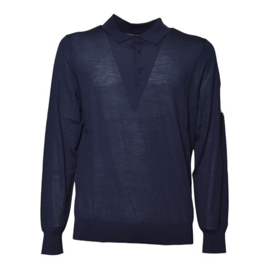 26FW 세인트바쓰 폴로 티셔츠 ALFI005 00044M62 BLU NOTTE