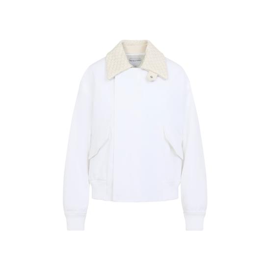 26FW 보테가베네타 봄버 자켓 869436 V6KO0 9000 WHITE - BOTTEGA VENETA