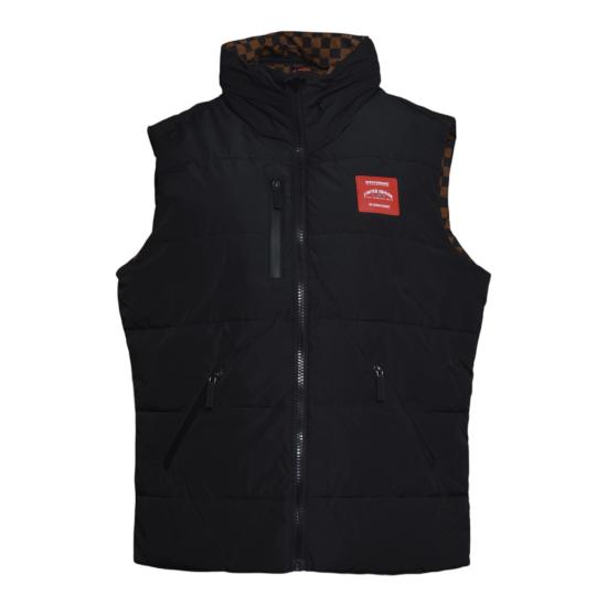 26FW 스프레이그라운드 베스트 SP994 SCACCHIMARRONE NERO MARRONE - SPRAYGROUND