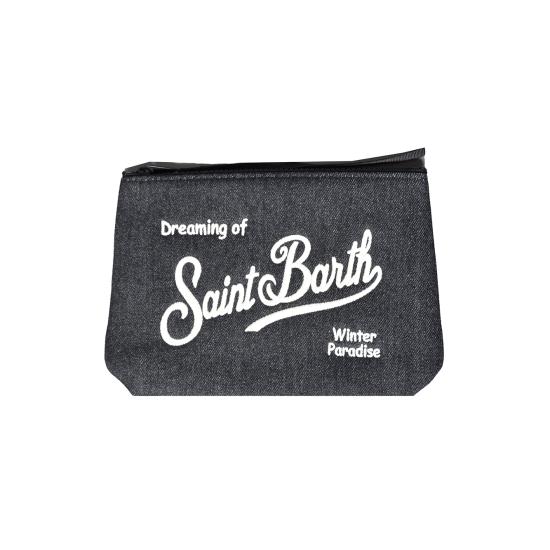 26FW 세인트바쓰 클러치/파우치 ALI0031 03095M00DENIM DENIM NERO