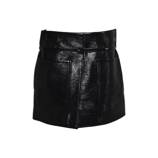 26FW 쿠레쥬 미디 스커트 226CJU368VY0014 9999 NERO