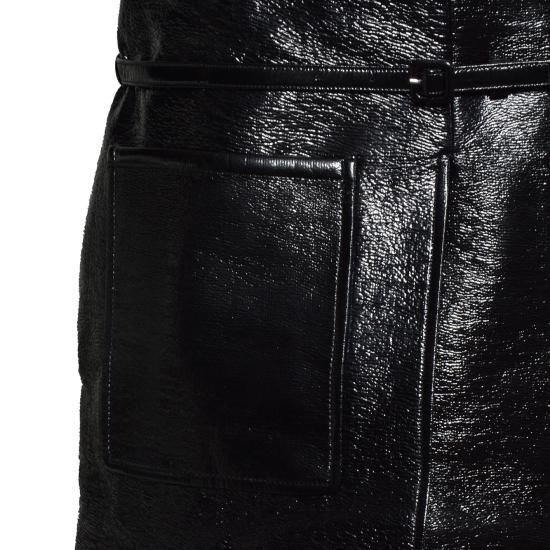 26FW 쿠레쥬 미디 스커트 226CJU368VY0014 9999 NERO - COURREGES