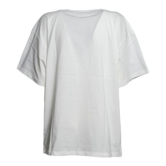 26FW [키즈] MM6 메종마르지엘라 티셔츠 M61117MM02Y M6102 PANNA - MM6 MAISON MARGIELA