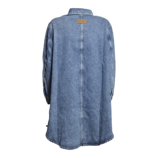 26FW [키즈] MM6 메종마르지엘라 원피스 M61041MM08F M601 DENIM - MM6 MAISON MARGIELA