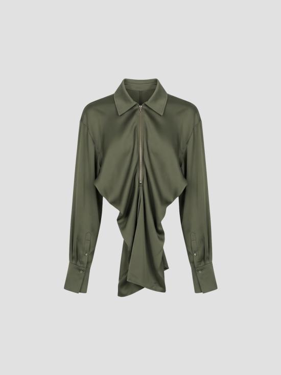 26FW 토템 자켓 254WRT0618FB0020 136 DARK GREEN - TOTEME