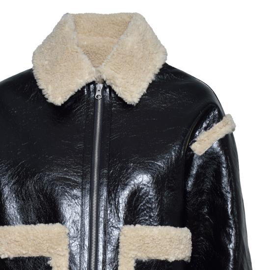 26FW [키즈] MM6 메종마르지엘라 캐주얼 자켓 M61126MM08J M6900 NERO - MM6 MAISON MARGIELA