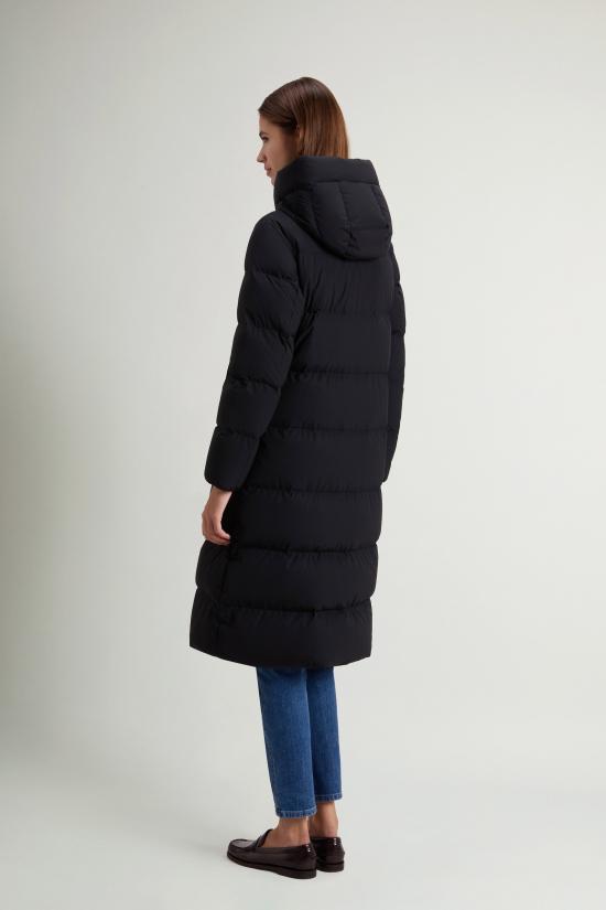 26FW 울리치 자켓 Cappotto imbottito Madison 나일론 스트레치 Nero - WOOLRICH