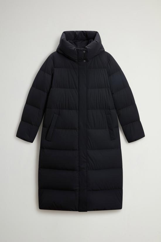 26FW 울리치 자켓 Cappotto imbottito Madison 나일론 스트레치 Nero - WOOLRICH