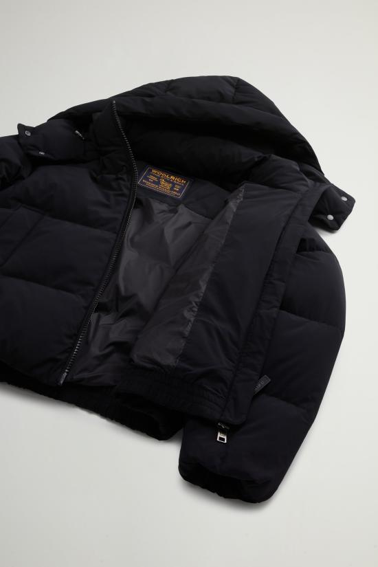 26FW 울리치 자켓 피우미노 코르토 콘 카푸치오 리모빌레 매디슨 네로 - WOOLRICH