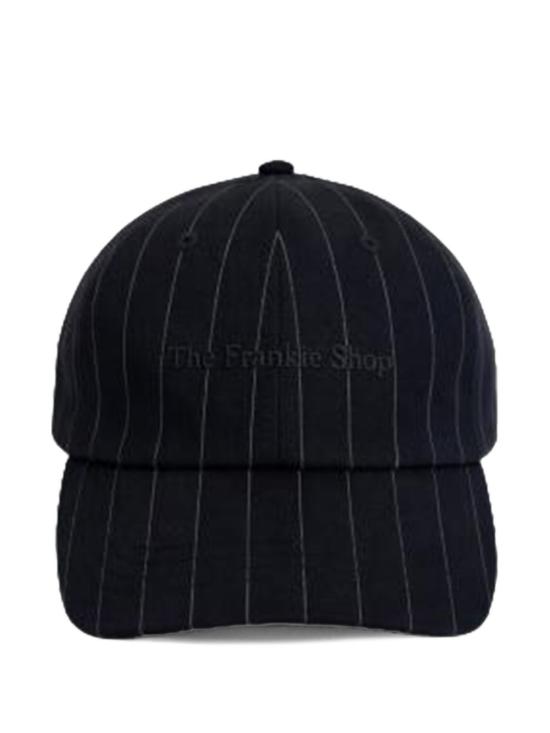 26FW 더프랭키샵 볼캡 HAFS22921863 BLACK WHITE PINSTRIPE