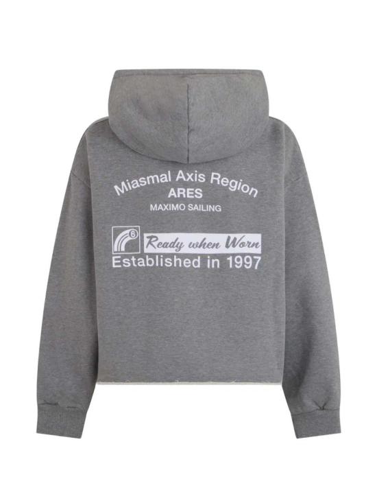 26FW MM6 메종마르지엘라 후드 티셔츠 S62GU0151S25337 853M GREY MELANGE - MM6 MAISON MARGIELA