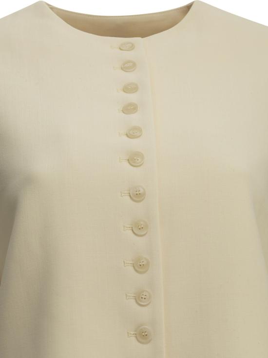 26FW 알마다 라벨 아우터 푼다 재킷과 코트 화이트 - ALMADA LABEL