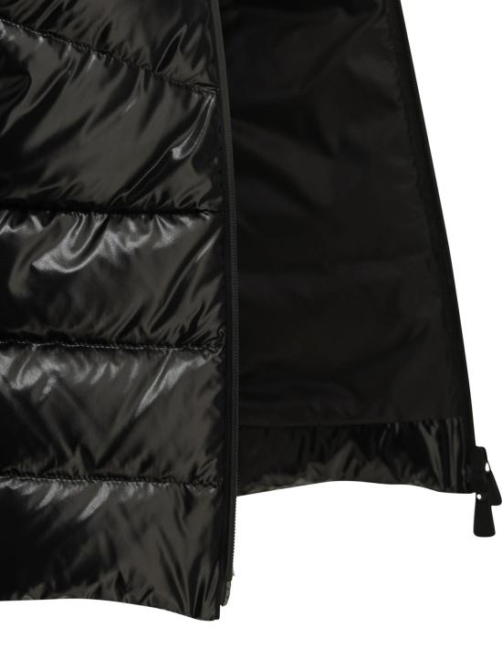 26FW 몽클레어 긴팔 티셔츠 패딩 지퍼업 스웨트셔츠 블랙 - MONCLER