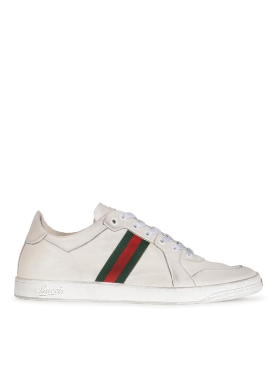 26FW 구찌 스트레치 로우 탑 스니커즈 864140 AAGFF9099 WHITE VRV