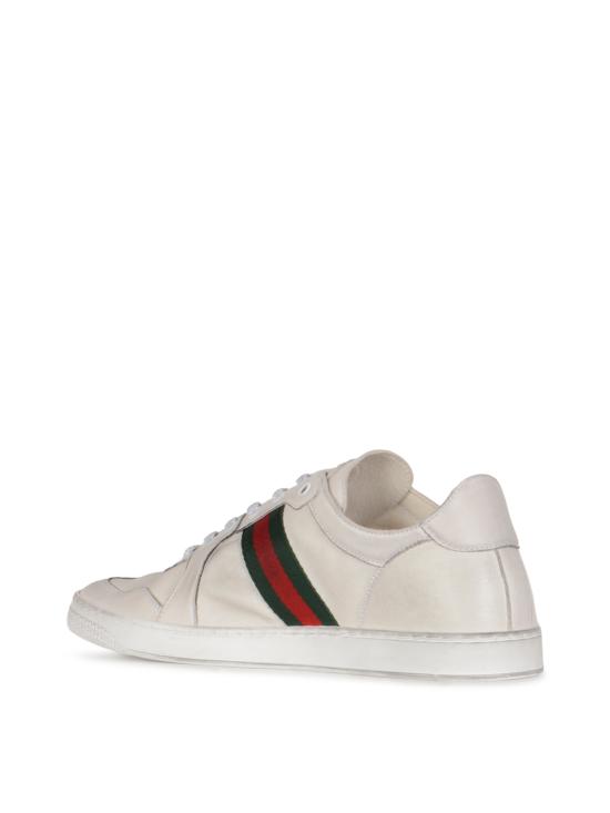 26FW 구찌 스트레치 로우 탑 스니커즈 864140 AAGFF9099 WHITE VRV - GUCCI