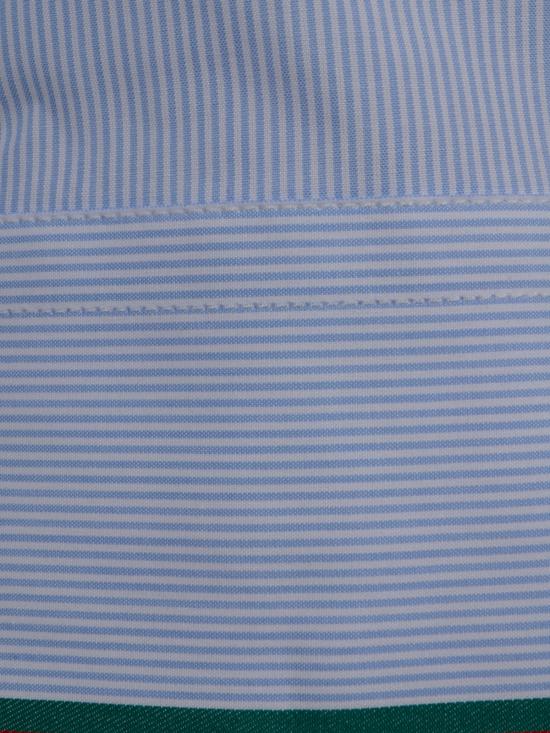26SS 구찌 웹 디테일 스트라이프 코튼 셔츠 852707 ZAS5W4305 AZURE WHITE MC - GUCCI